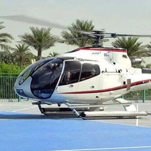 Fun ride helicopoter tour Dubai