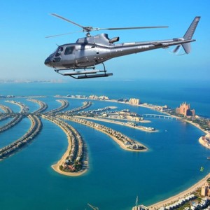 Palm helicopter tour Dubai
